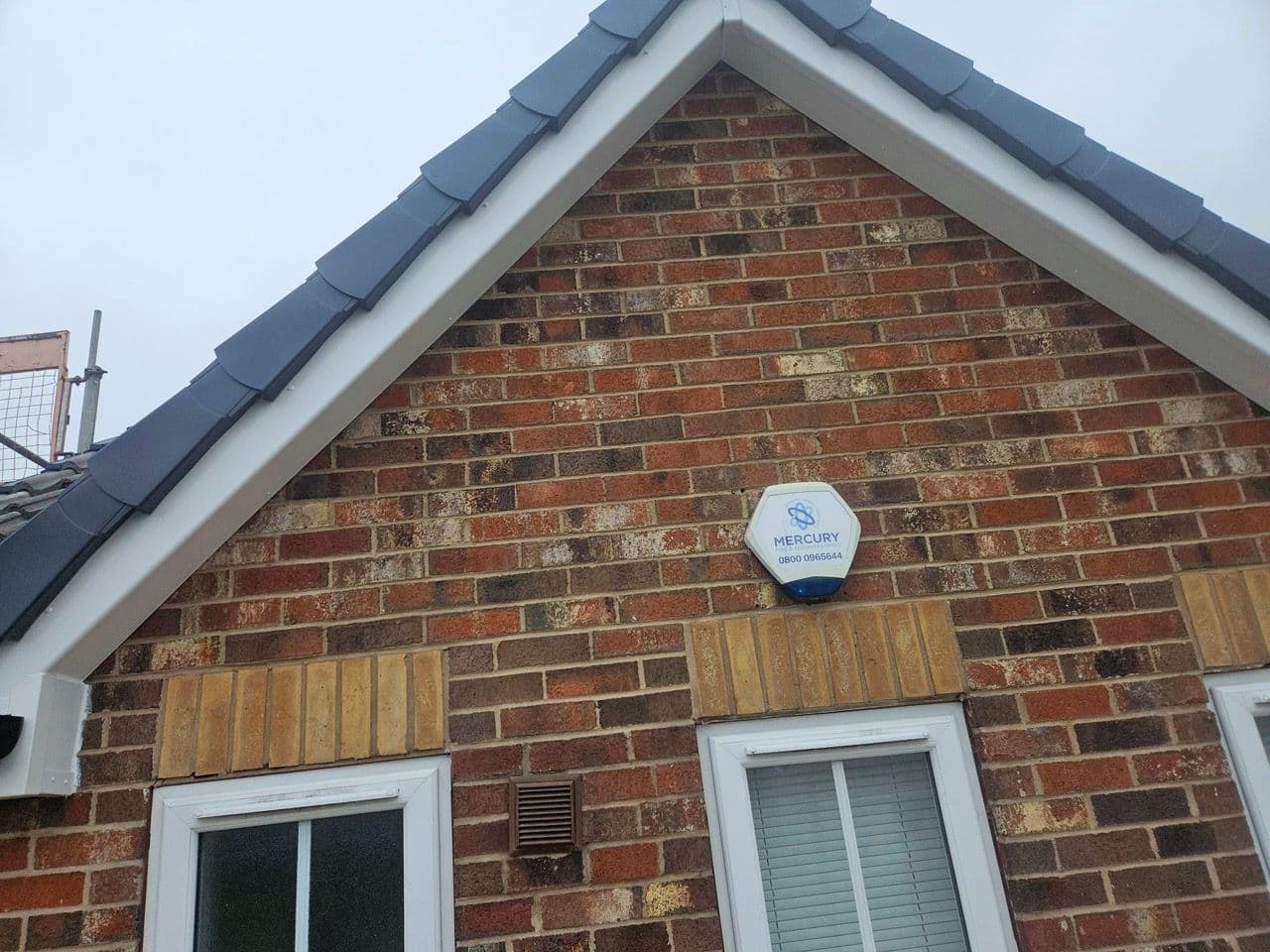 New white fascias, soffits and dry verge on the gable end